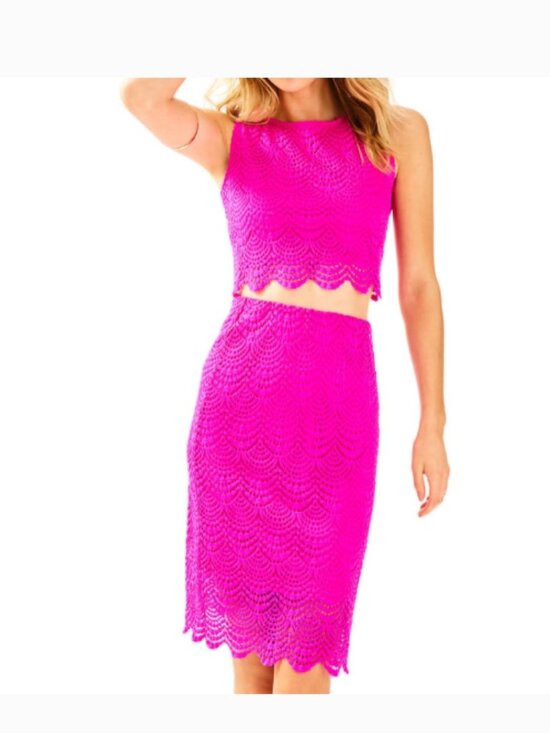 Lilly Pulitzer Dresses & Skirts - Lilly Pulitzer 2 Piece Naomi Set in Berry Large
